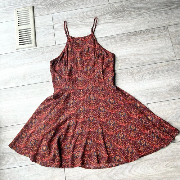 Abercrombie & Fitch Red  Skater Mini Dress Fit-n-Flare
Floral Boho Dress - Picture 4 of 15